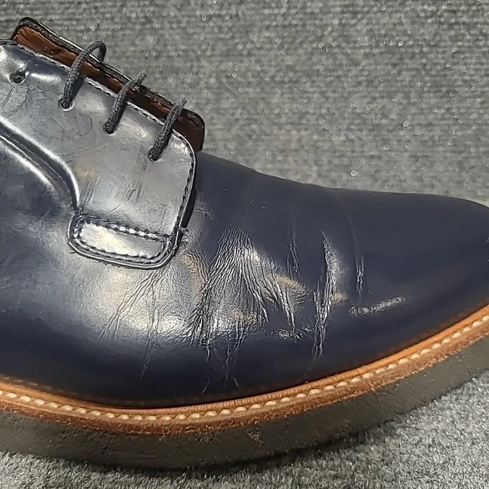 Common Projects Derby Shine Navy Blue Patent Leather EU44 US11